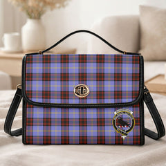 Rutherford Tartan Crest Satchel Bag