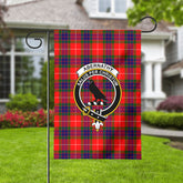 Abernathy Tartan Crest Garden Flag