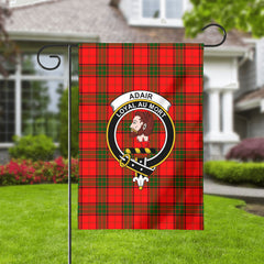 Adair Modern Tartan Crest Garden Flag