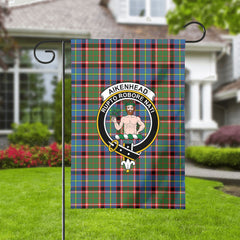Aikenhead Tartan Crest Garden Flag