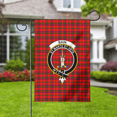 Bain Tartan Crest Garden Flag