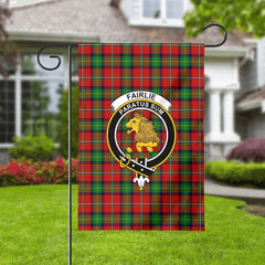 Fairlie Tartan Crest Garden Flag
