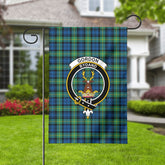 Gordon Ancient Tartan Crest Garden Flag