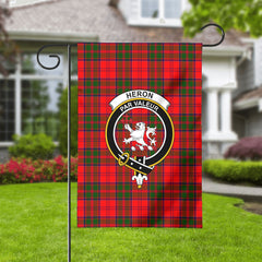 Heron Tartan Crest Garden Flag