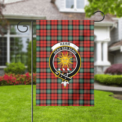Kerr Ancient Tartan Crest Garden Flag