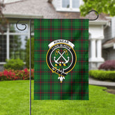Kinnear Tartan Crest Garden Flag