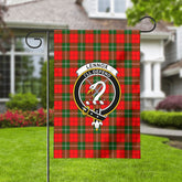 Lennox Tartan Crest Garden Flag