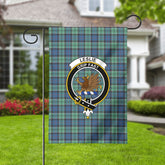 Leslie Hunting Ancient Tartan Crest Garden Flag