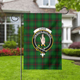 Logie Tartan Crest Garden Flag