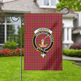 Lumsden Modern Tartan Crest Garden Flag