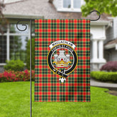 MacLachlan Hunting Modern Tartan Crest Garden Flag