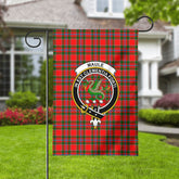 Maule Tartan Crest Garden Flag