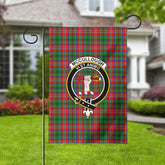 McCullough Tartan Crest Garden Flag