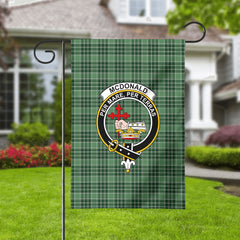 McDonald Lord of the Isles Hunting Tartan Crest Garden Flag