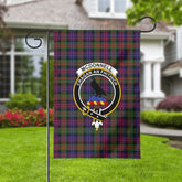 McDonnell of Glengarry Modern Tartan Crest Garden Flag