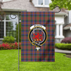 McDuff Hunting Modern Tartan Crest Garden Flag