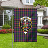 McLennan Modern Tartan Crest Garden Flag