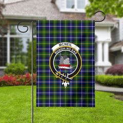 McNeil of Barra Modern Tartan Crest Garden Flag