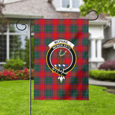 McPhail Clan Tartan Crest Garden Flag