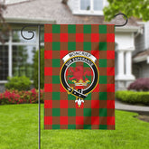 Moncrief Tartan Crest Garden Flag