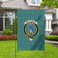 Montgomery Ancient Tartan Crest Garden Flag