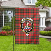 Monypenny Tartan Crest Garden Flag