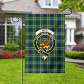 Mow Tartan Crest Garden Flag