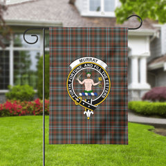 Murray of Atholl Weathered Tartan Crest Garden Flag