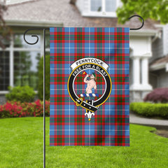 Pennycook Tartan Crest Garden Flag