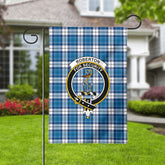 Roberton Tartan Crest Garden Flag