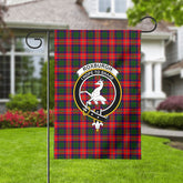 Roxburgh District Tartan Crest Garden Flag