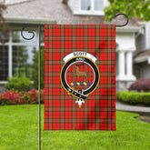 Scott Modern Tartan Crest Garden Flag