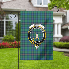 Shaw Ancient Tartan Crest Garden Flag
