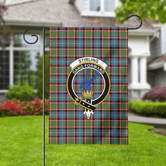 Stirling (of Cadder-Present Chief) Tartan Crest Garden Flag