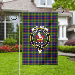 Whiteford Tartan Crest Garden Flag