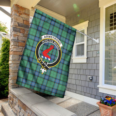 Armstrong Ancient Tartan Crest Garden Flag
