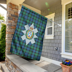 Black Watch Ancient Tartan Crest Garden Flag