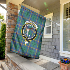 Carmichael Ancient Tartan Crest Garden Flag