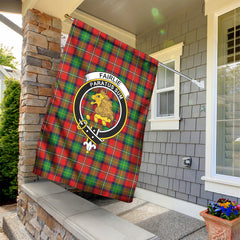 Fairlie Tartan Crest Garden Flag