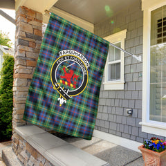 Farquharson Ancient Tartan Crest Garden Flag