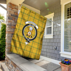 Houston Tartan Crest Garden Flag
