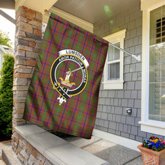 Lumsden Tartan Crest Garden Flag