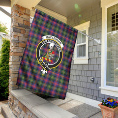 MacLennan Modern Tartan Crest Garden Flag