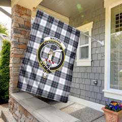 MacRae Dress Modern Tartan Crest Garden Flag