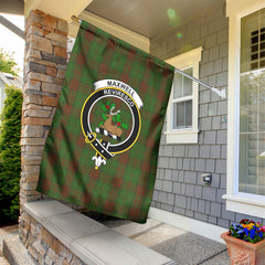 Maxwell Hunting Tartan Crest Garden Flag