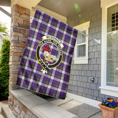McDonald Dress Modern Tartan Crest Garden Flag