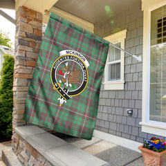 McKinnon Hunting Ancient Tartan Crest Garden Flag