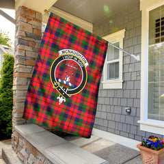 McNaughton Modern Tartan Crest Garden Flag