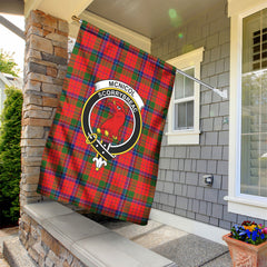 McNicol (of Scorrybreac) Tartan Crest Garden Flag