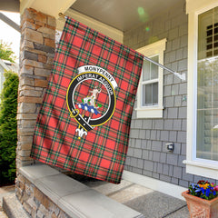 Monypenny Tartan Crest Garden Flag